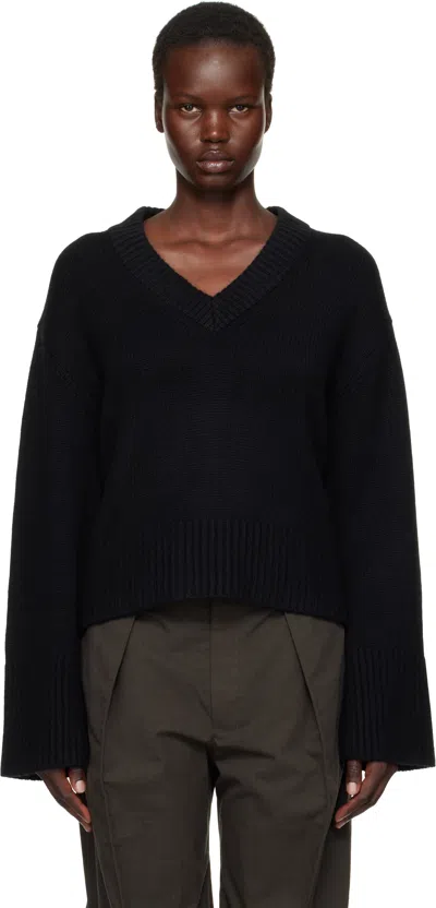 Lisa Yang Black Aletta Sweater In Bl Black