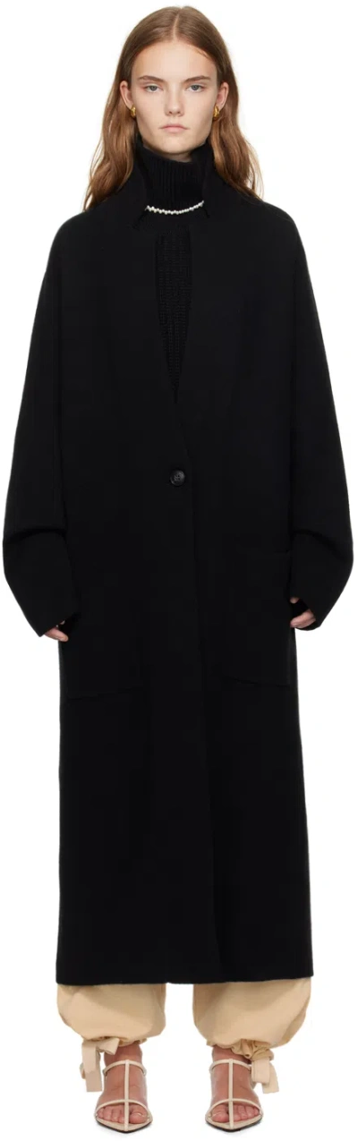 Lisa Yang Black Amie Coat In Bl Black