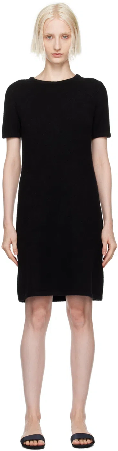 Lisa Yang Black Aniya Minidress In Bx Black Boucle