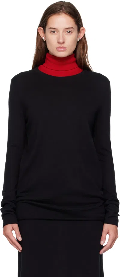 Lisa Yang Black Maurie Sweater In Multi