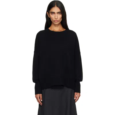 Lisa Yang Mila Crewneck Sweater In Black