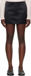 Lisa Yang Black Silk Miniskirt In Um Midnight