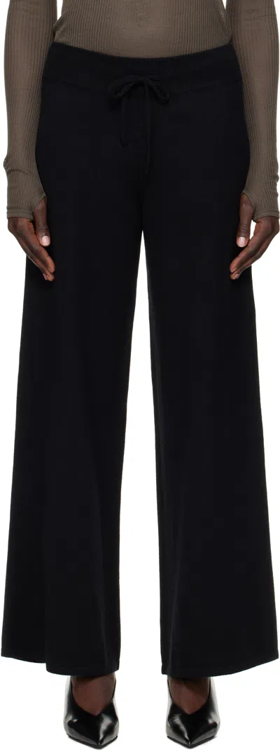 Lisa Yang Black Sofi Lounge Pants In Bl Black