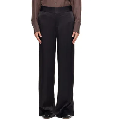 Lisa Yang Black Straight Leg Trousers