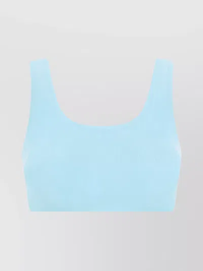 Lisa Yang Blaire Ribbed Sleeveless Top In Blue