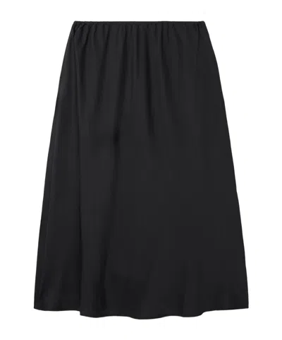Lisa Yang Blended Midi Skirt In Black