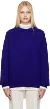 Lisa Yang Blue Renske Sweater In Bi Bright Indigo