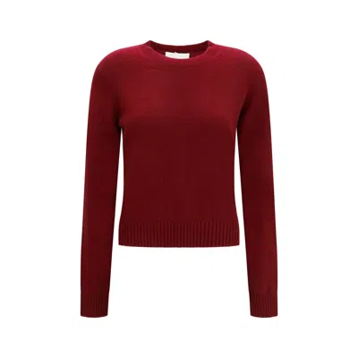 Lisa Yang Bordeaux Cashmere Sweater In Red