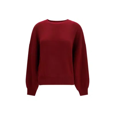 Lisa Yang Bordeaux Cashmere Sweater In Burgundy