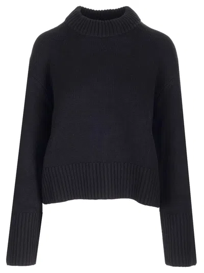 Lisa Yang Boxy Fit Sony Sweater In Black
