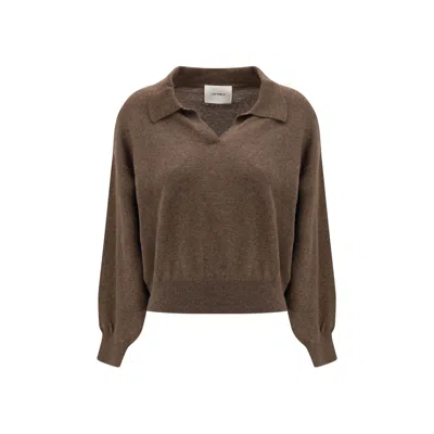 Lisa Yang Brown Cashmere Sweatshirt