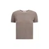 Lisa Yang Ira Ribbed T-shirt In Brown