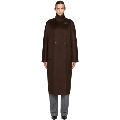 Lisa Yang Button Wool And Cashmere-blend Coat In Multi