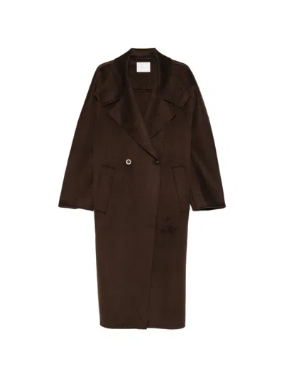 Lisa Yang Brown Double-breasted Coat