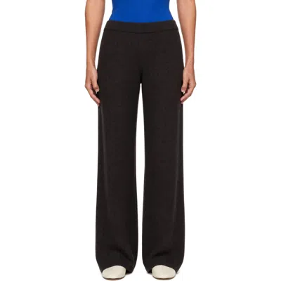 Lisa Yang Brown Olanda Trousers In Dark Oak