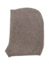 Lisa Yang Brushed Balaclava In Brown