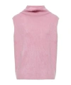 Lisa Yang Brushed Buttoned Top In Pink