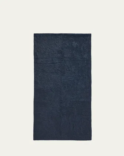 Lisa Yang Brushed Cashmere And Silk Scarf In Blue