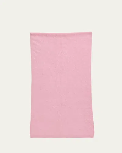 Lisa Yang Brushed Cashmere And Silk Scarf In Pink