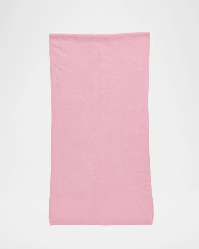 Lisa Yang Brushed Cashmere And Silk Scarf In Pink