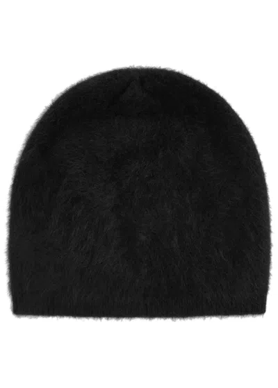 Lisa Yang Brushed Cashmere Beanie In Black