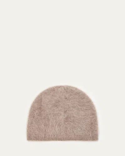 Lisa Yang Brushed Cashmere Beanie In Brown