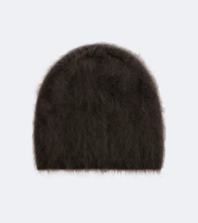 Lisa Yang Brushed Cashmere Beanie In Gray