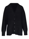Lisa Yang Button-up Cardigan In Black