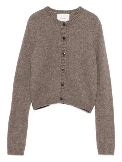 Lisa Yang Buttoned Cardigan In Brown