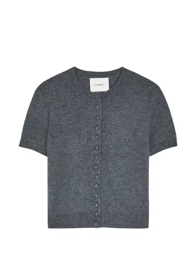 Lisa Yang Buttoned Short-sleeve Cardigan In Multi