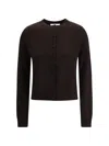 Lisa Yang Button-up Cashmere Cardigan In Brown