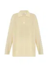 Lisa Yang Caisa Buttoned Sweater In Pink