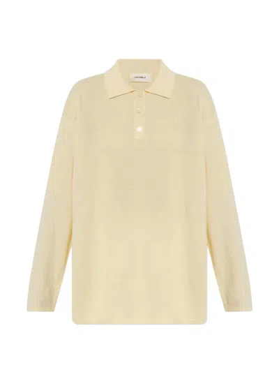 Lisa Yang Caisa Buttoned Sweater In Pink