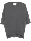 Lisa Yang Camille Top In Grey