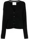 Lisa Yang V-neck Cashmere Cardigan In Bl Black