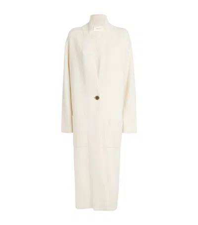 Lisa Yang Cashmere Amie Coat In Cr Cream