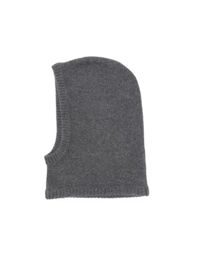 Lisa Yang Cashmere Balaclava In Gray