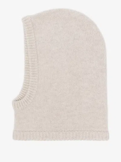 Lisa Yang Cashmere Beanie With Ribbed Trims & Cut-out Detail In Grigio