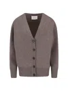 Lisa Yang V-neck Long Sleeve Knitwear Ii In Brown