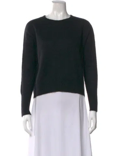 Pre-owned Lisa Yang Cashmere Crew Neck Sweater In Black