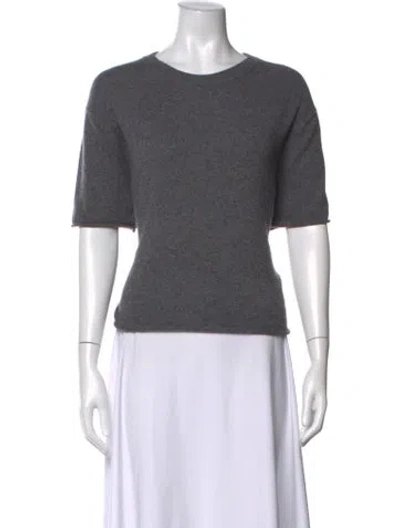 Pre-owned Lisa Yang Cashmere Crew Neck Sweater In Black