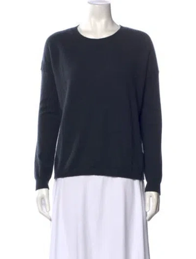 Pre-owned Lisa Yang Cashmere Crew Neck Sweater In Blue