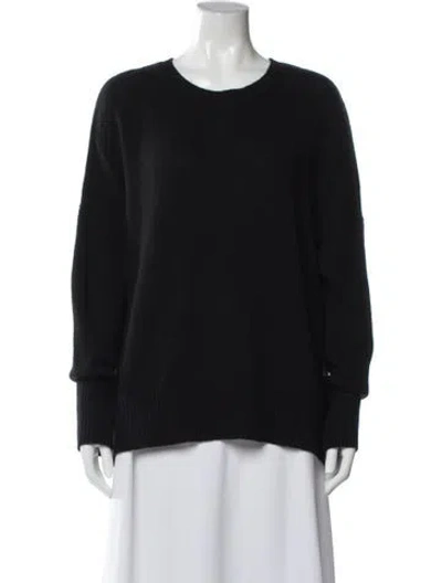 Pre-owned Lisa Yang Cashmere Crew Neck Sweater In Blue