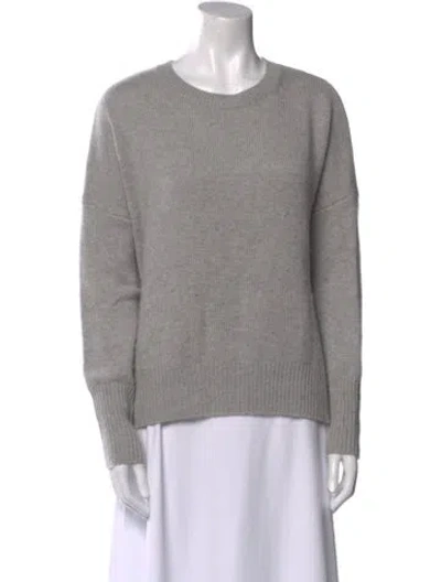 Pre-owned Lisa Yang Cashmere Crew Neck Sweater In Gray