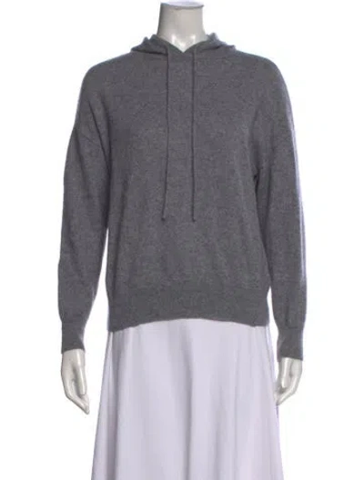 Pre-owned Lisa Yang Cashmere Crew Neck Sweater In Gray