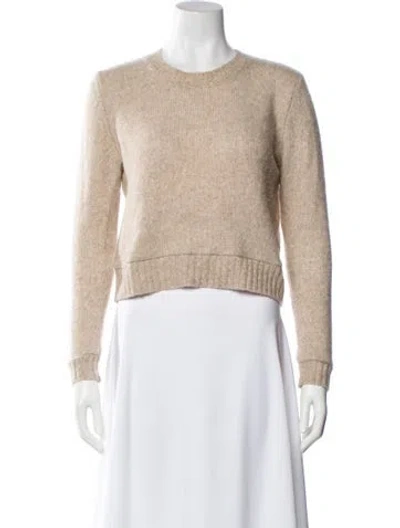 Pre-owned Lisa Yang Cashmere Crew Neck Sweater In Neutral