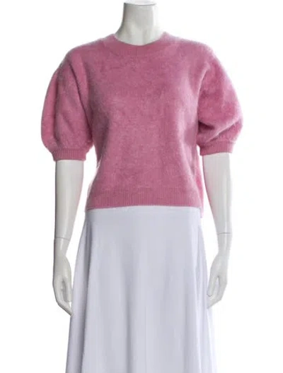 Pre-owned Lisa Yang Cashmere Crew Neck Sweater In Pink