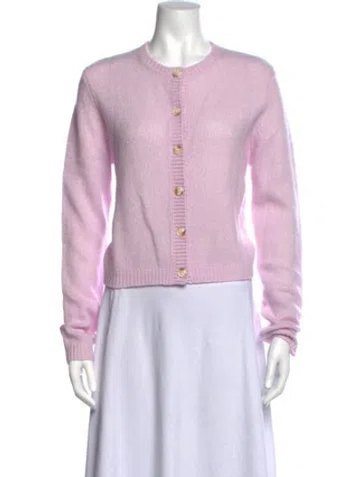 Pre-owned Lisa Yang Cashmere Crew Neck Sweater In Purple