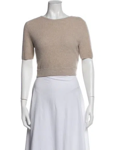 Pre-owned Lisa Yang Cashmere Crew Neck Sweater In Purple
