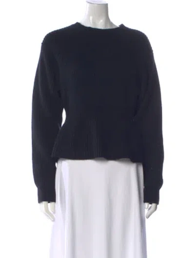 Pre-owned Lisa Yang Cashmere Crew Neck Sweater W/ Tags In Blue